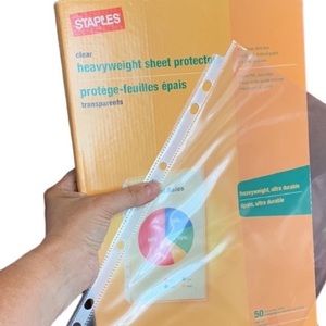 SALE!! Legal sized sheet protectors NIB